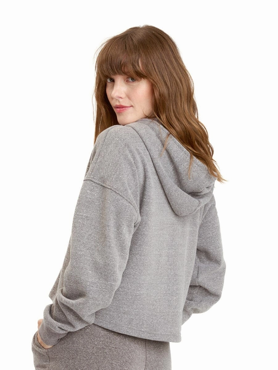 Light Pack Option Recycled Polyester Blend Venetia Crop Hoodie