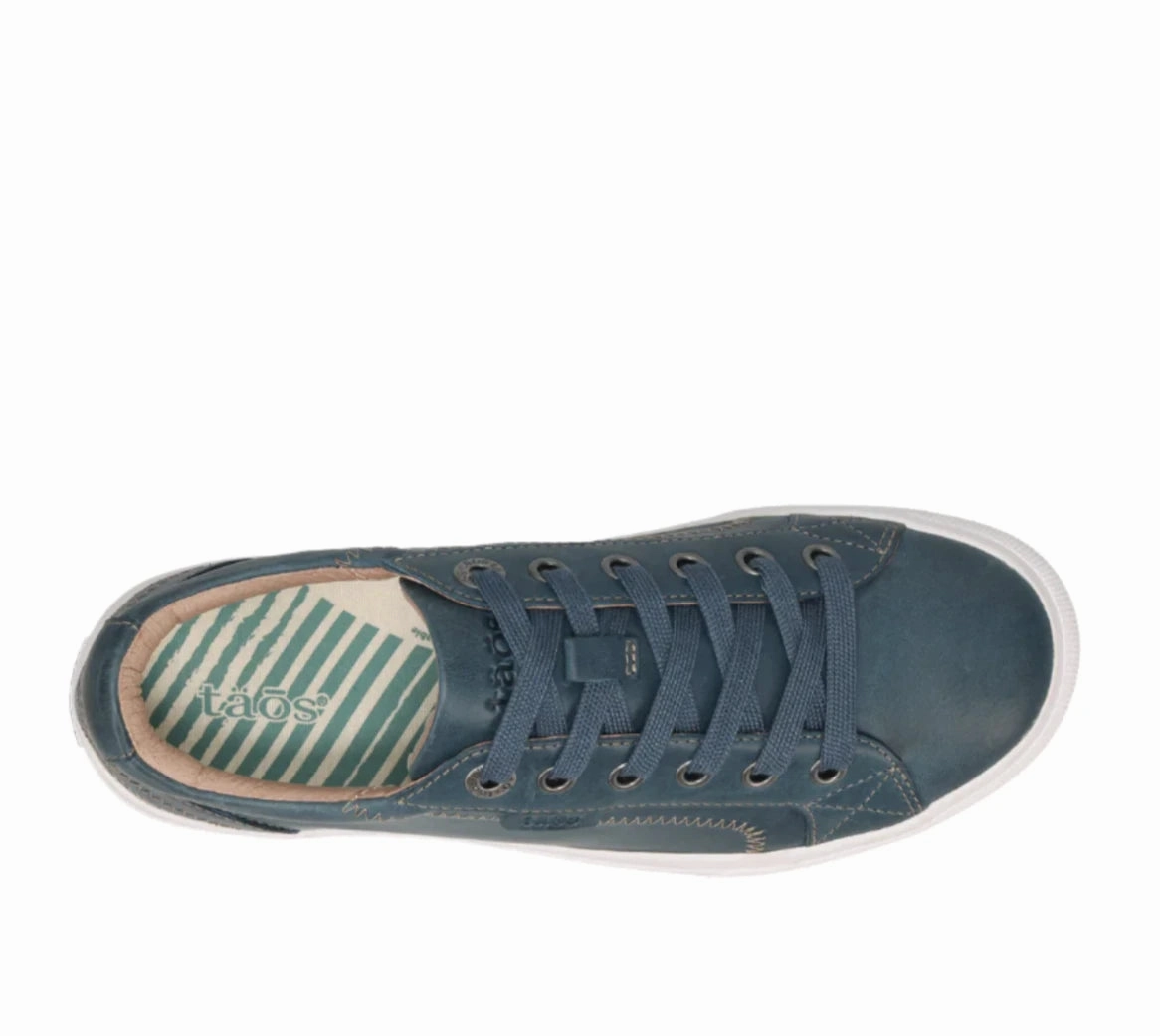 Urban Look Taos Women's Plim Soul Lux Sneaker - Petrol Blue Leather