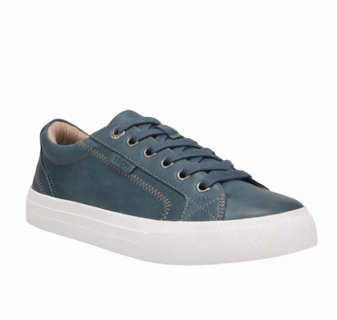 Ridge Jog Taos Women's Plim Soul Lux Sneaker - Petrol Blue Leather