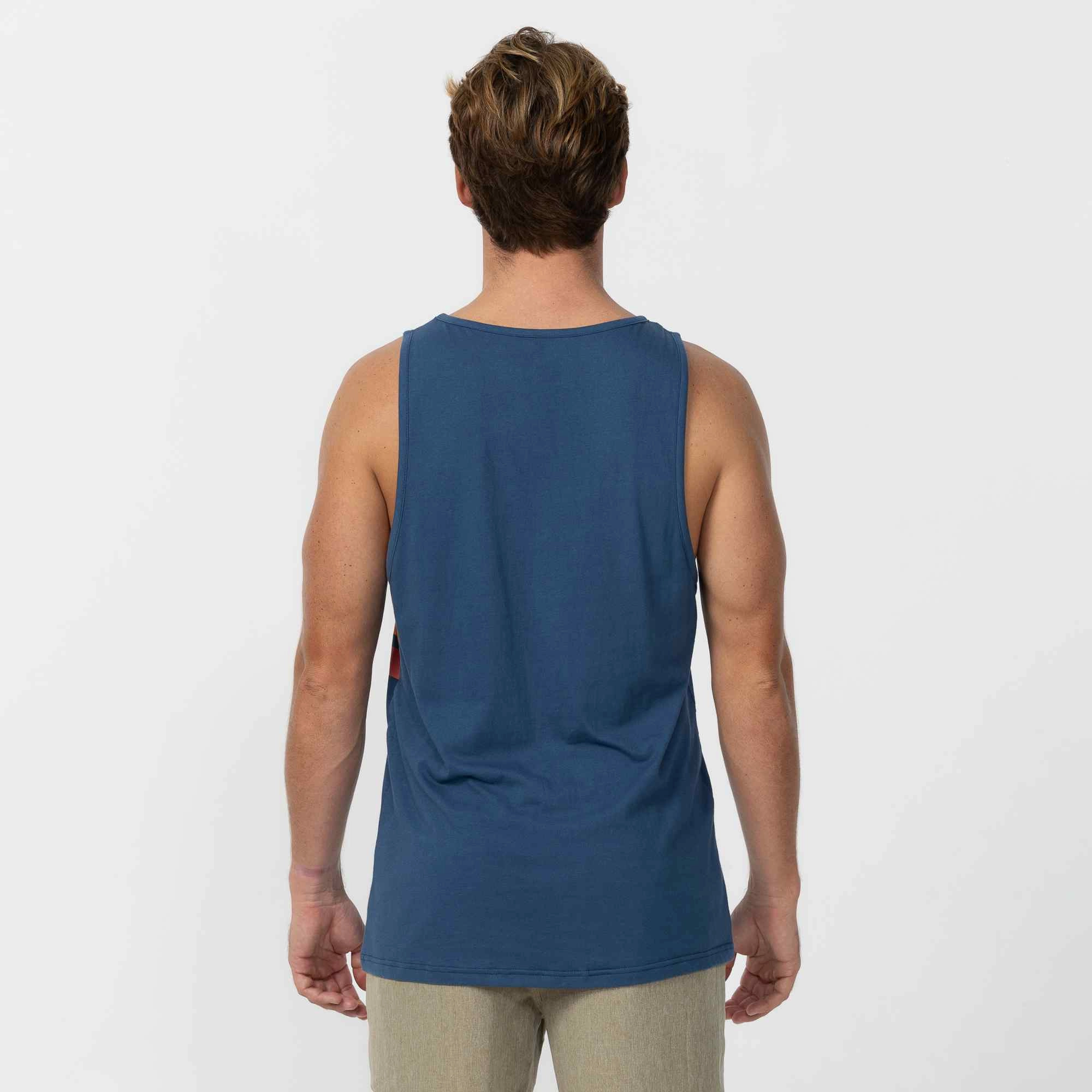O'Stripe Singlet - Navy Durable Color Retention harmonious