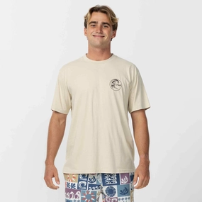 OG Circle Surfer T-Shirt - Khaki Urban Streetwear Easy-Going Style