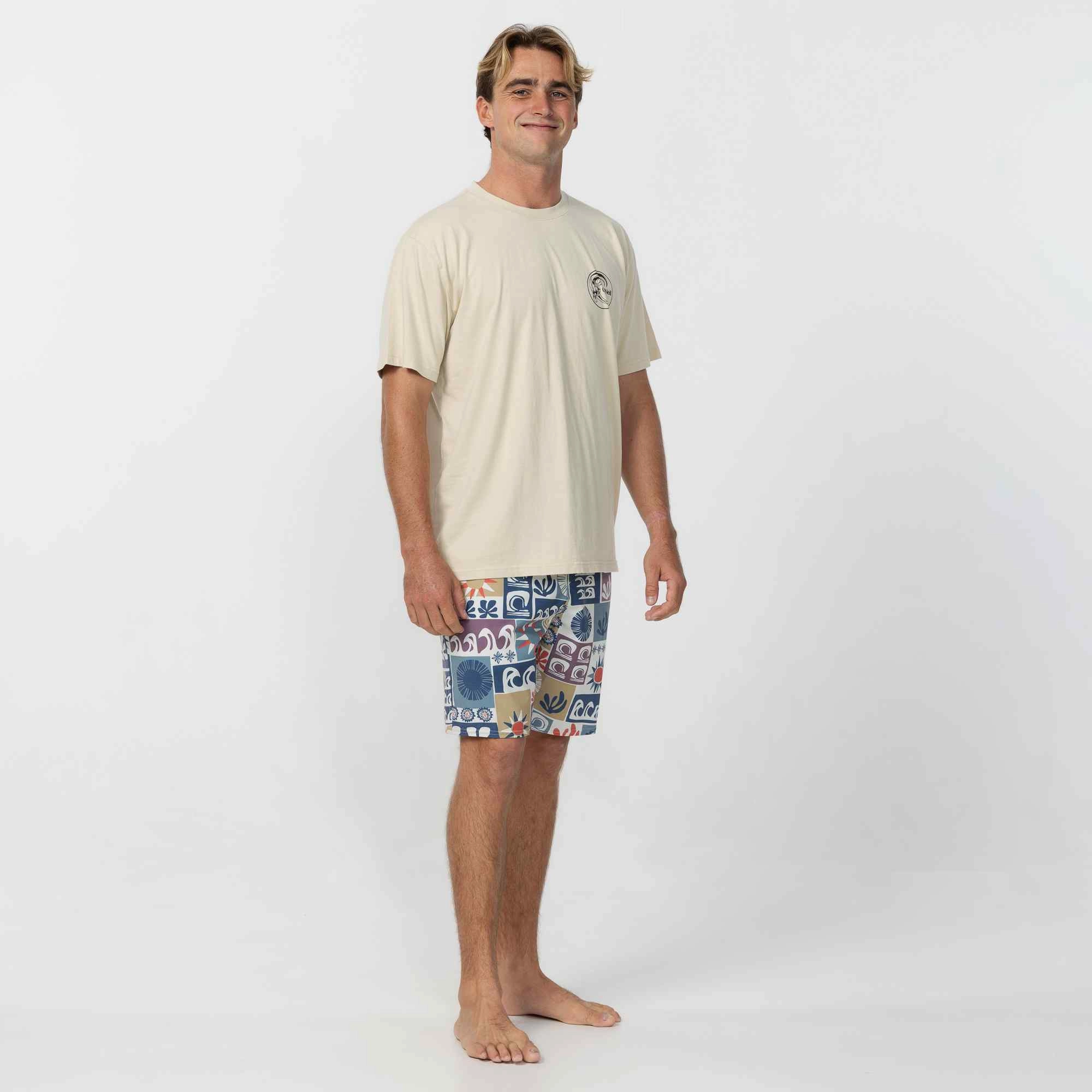 OG Circle Surfer T-Shirt - Khaki Breathable Performance
