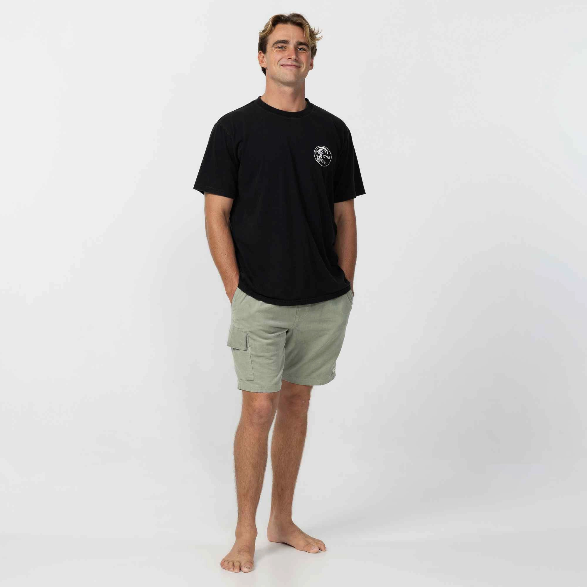 OG Cord Cargo Short - Seaglass Breezy Waist Cooling Fabric