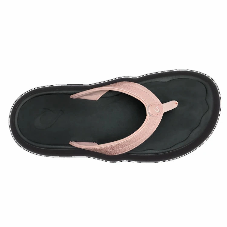 Stability Posts Olukai Women's Ohana Sandal - Petal Pink/Black