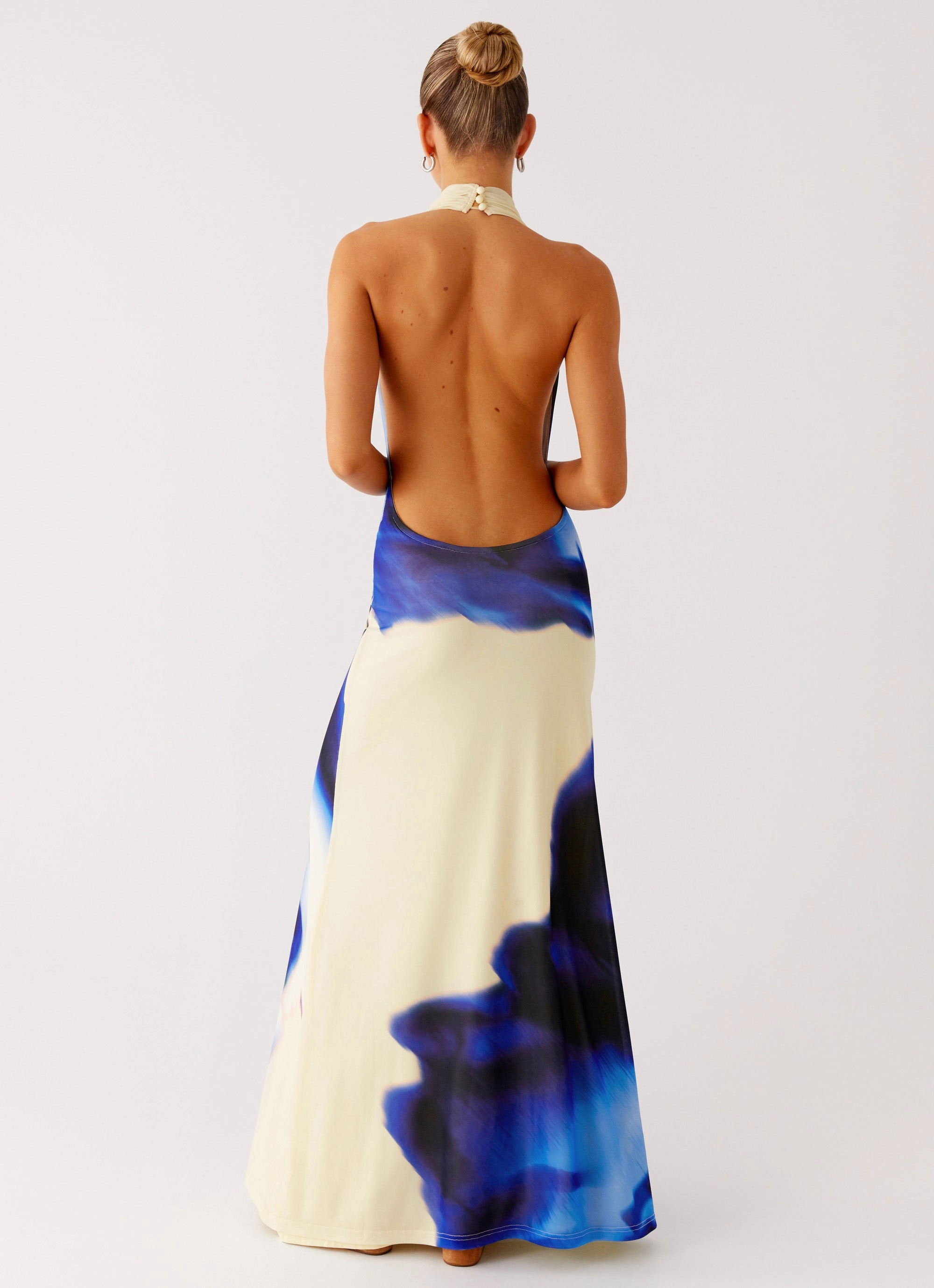 Baby-Shower Only A Feeling Cowl Neck Maxi Dress - Heirloom Floral
