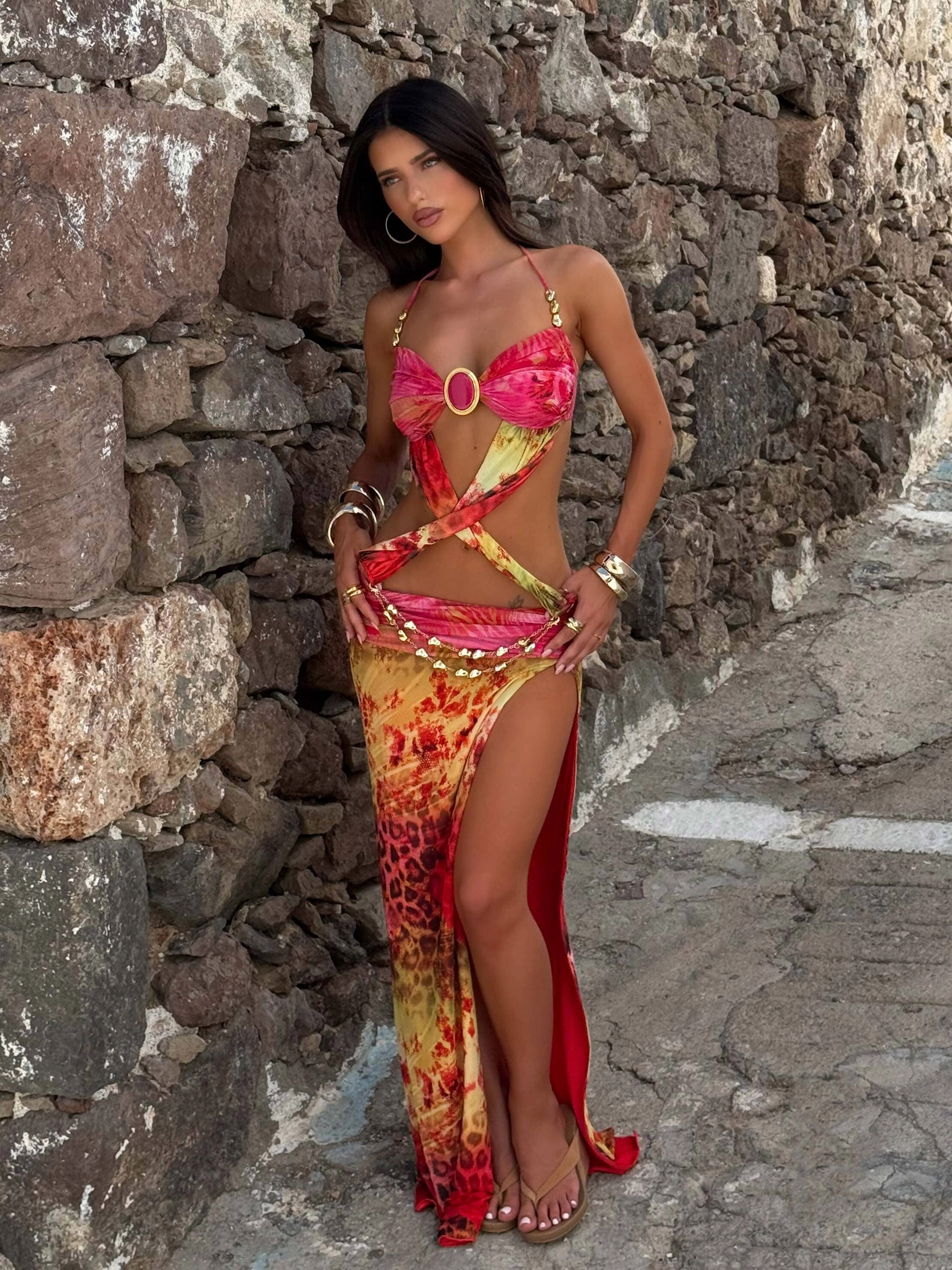 ORIA MAXI DRESS BONITA Sunny Lace