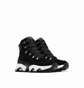 All Purpose Sorel Women's Kinetic Impact Conquest Waterproof Boot - Black/Sea Salt