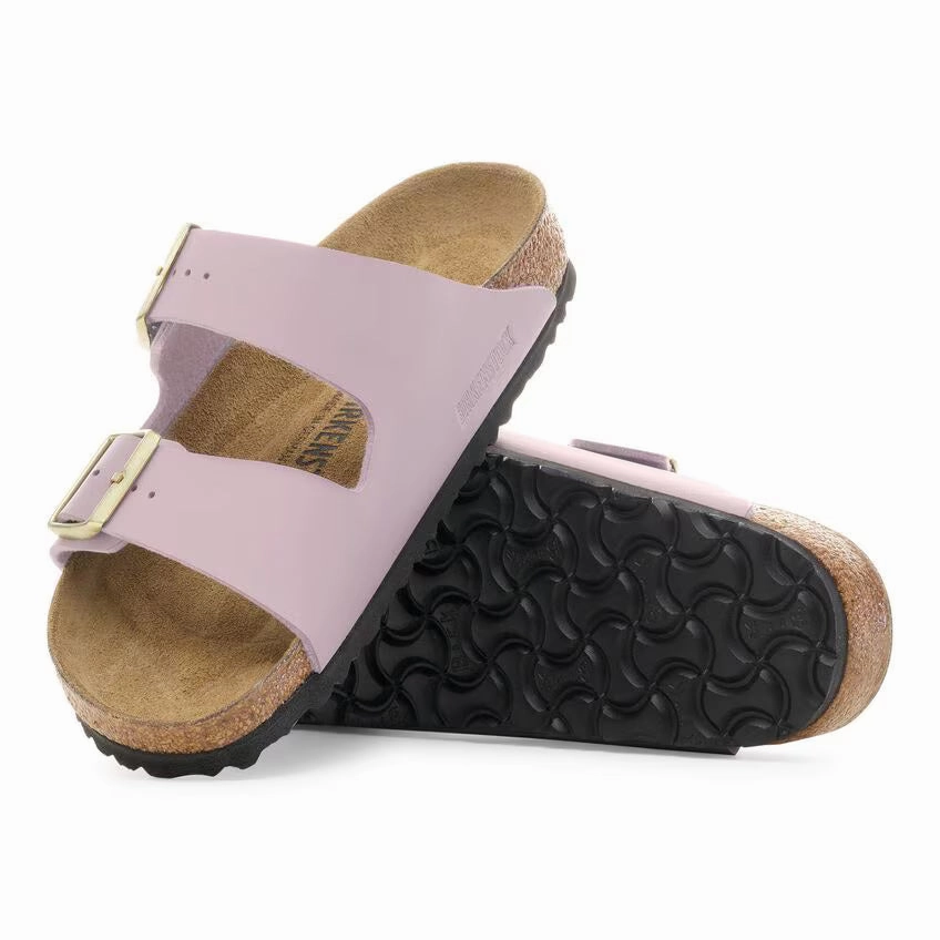 Birkenstock Women's Arizona Birkoflor Sandal - Faded Purple Relaxed Style Leg Ease