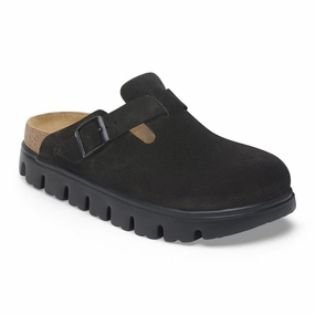 Zero Fuss Papillio by Birkenstock Women's Boston Chunky Clog - Black Suede