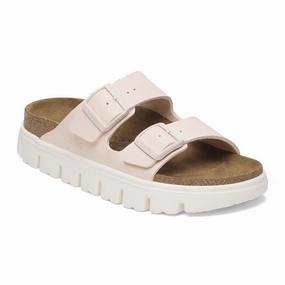 Memory Foam Insert Papillio by Birkenstock Women's Arizona Birko-Flor Chunky Sandal - Light Rose