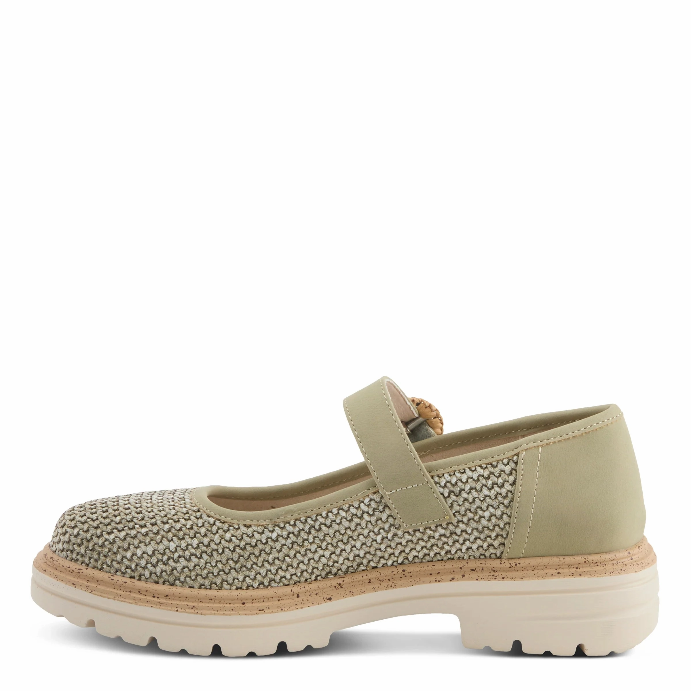 Urban Everyday Patrizia by Spring Step Demure Mary Jane Shoe - Sage Green
