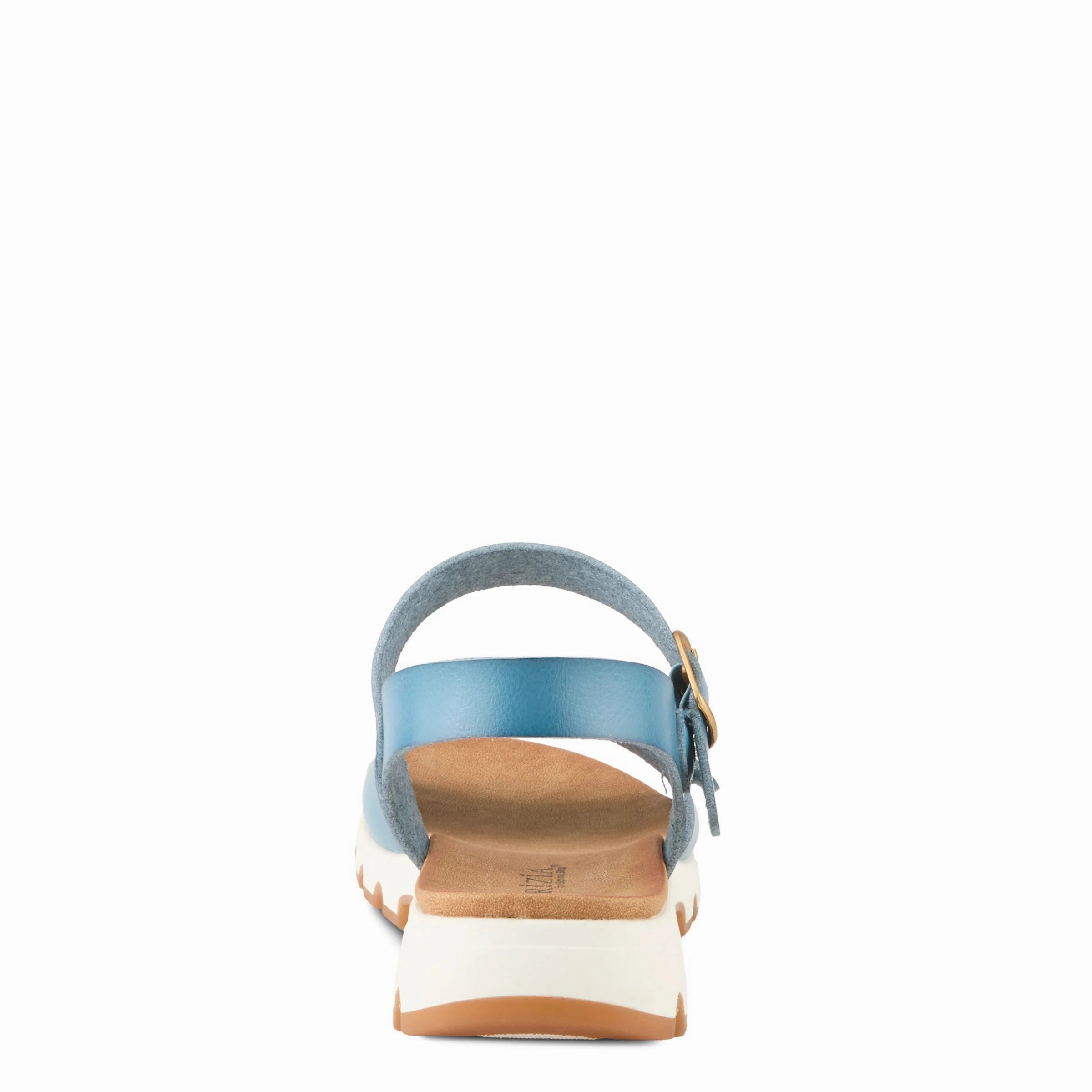 Thermoplastic Patrizia by Spring Step Women's Bunch Ankle Strap Sandal - Blue