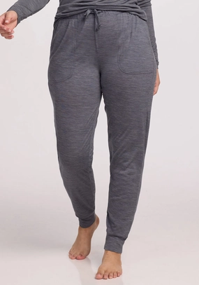 Basic Utility Soft Comfort Mary Kate Lounge Pants ? Final Sale Deals! - Graphite Heather