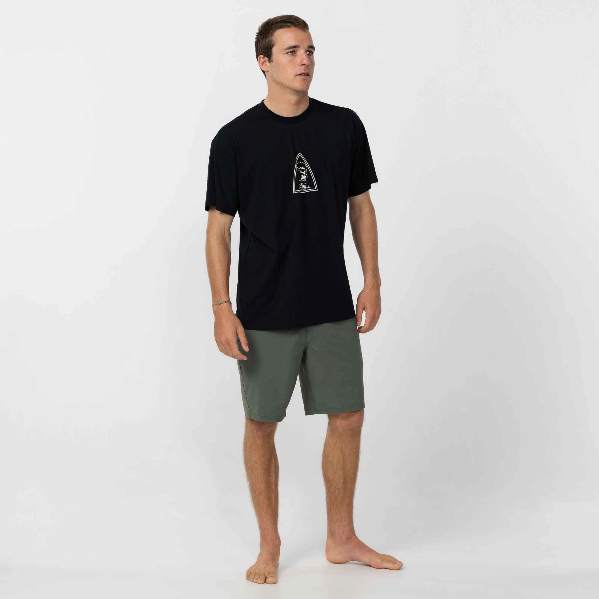 Crest T-Shirt - Black All-day Comfort Sporty Look Wear