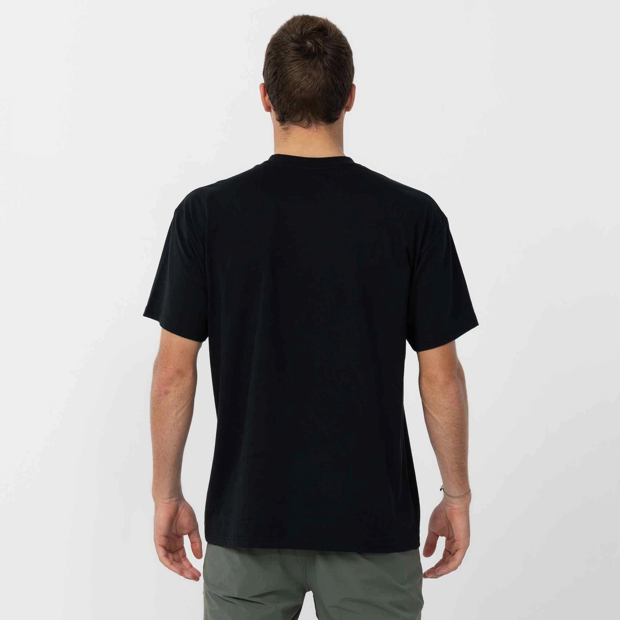 Crest T-Shirt - Black Trendy Casual Wear Perfect for Layering