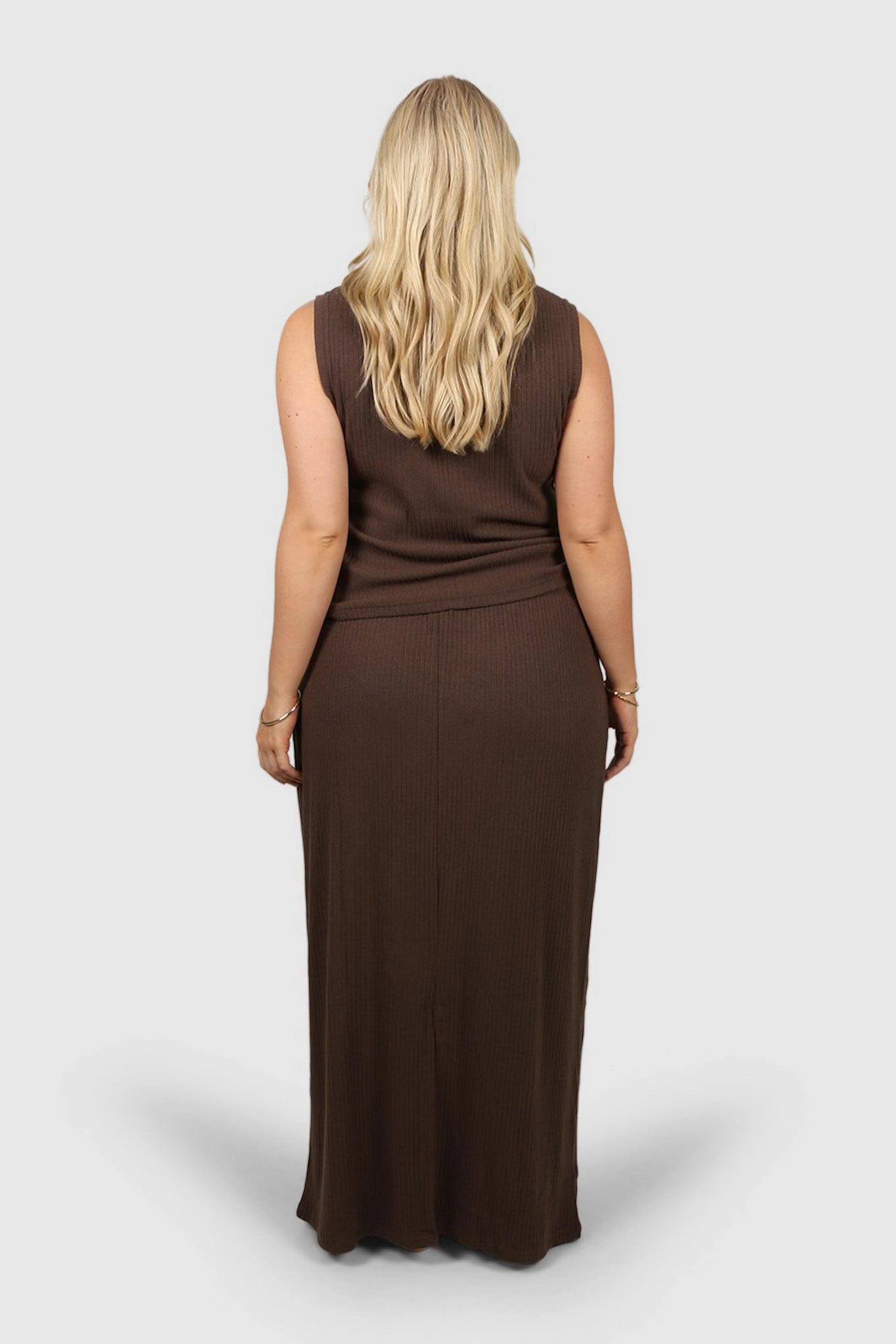 PETRA SKIRT COCOA High low hem Relaxed Vibes