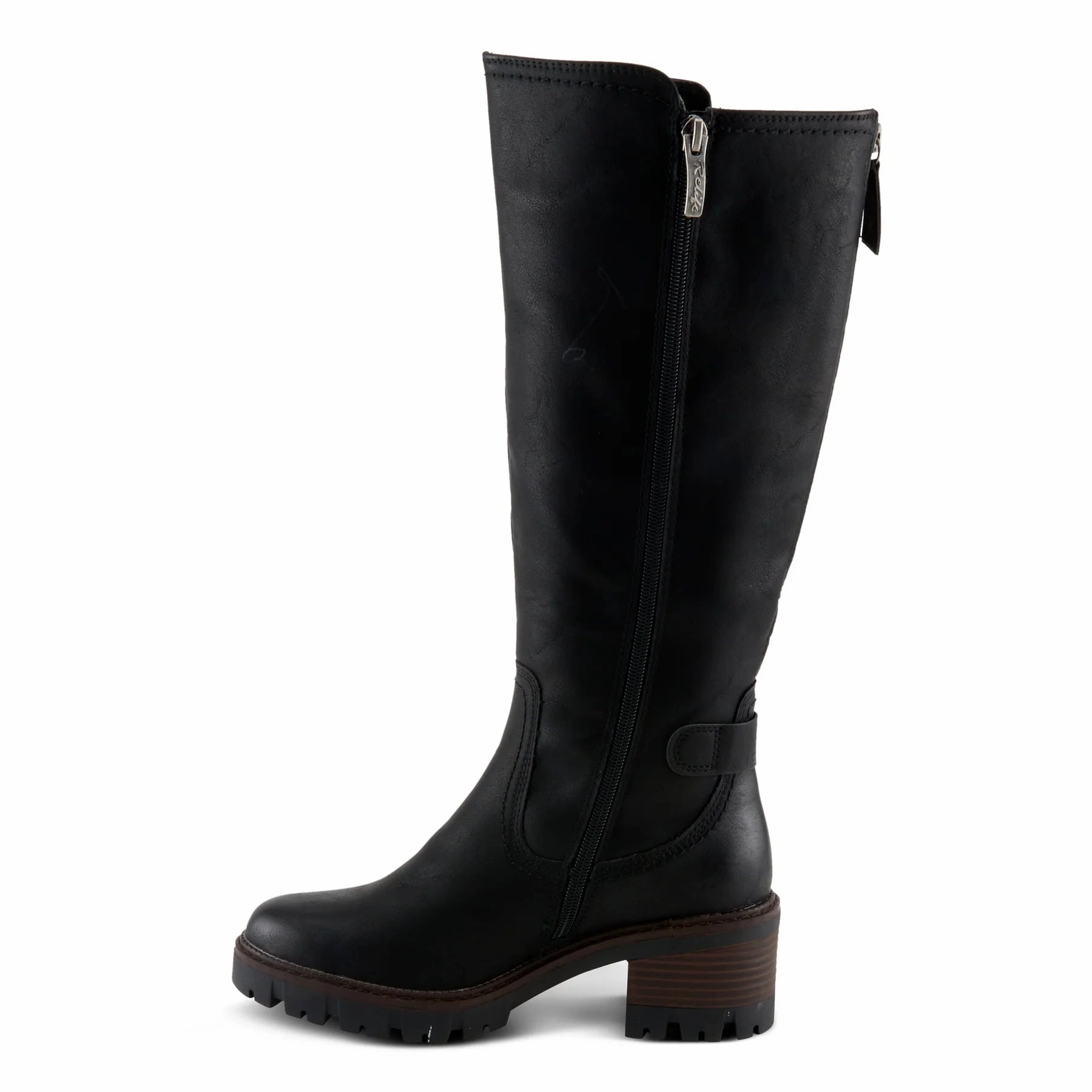 Layered Support Reinforced Form Weather Resistant User Spring Step Women's Lexis Water-Resistant Tall Boot - Black