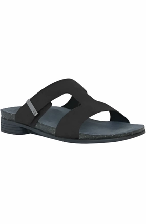 Market Walk Munro Women's Jody Slide Sandal - Black