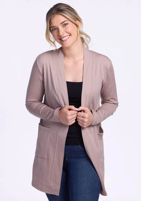 Paisley Cardigan ? Final Sale Deals! - Mocha Meringue Cold Layer