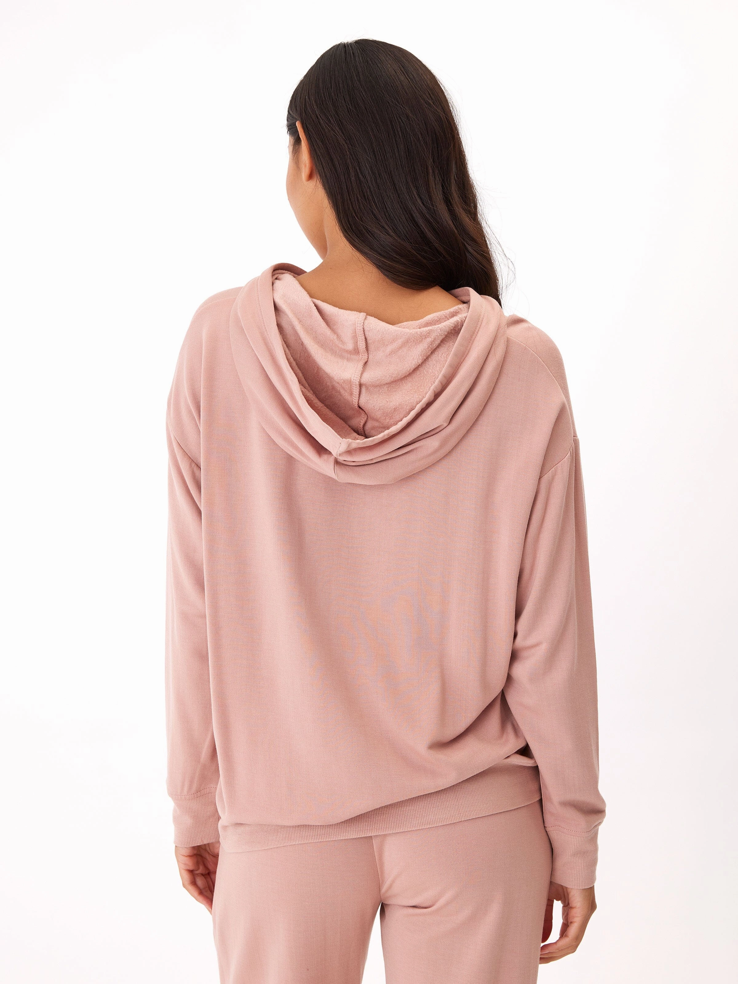 Madge Feather Fleece Pullover Hoodie ScratchResistant Zippers Thermal Insulated Jacket