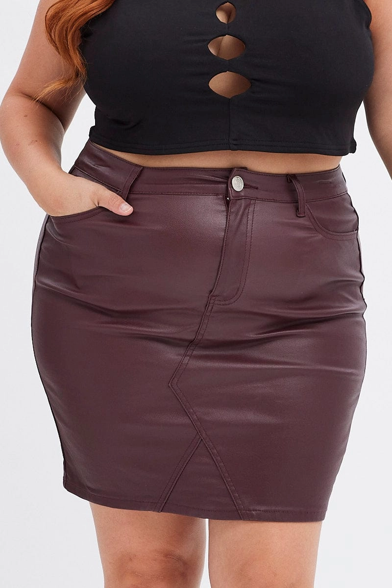 Purple Mini Skirt Heritage Brand