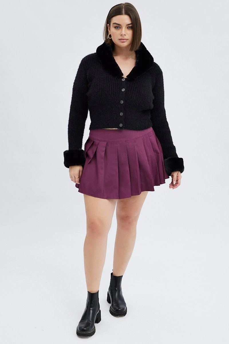 Purple Mini Tennis Skirt Subtle Mood