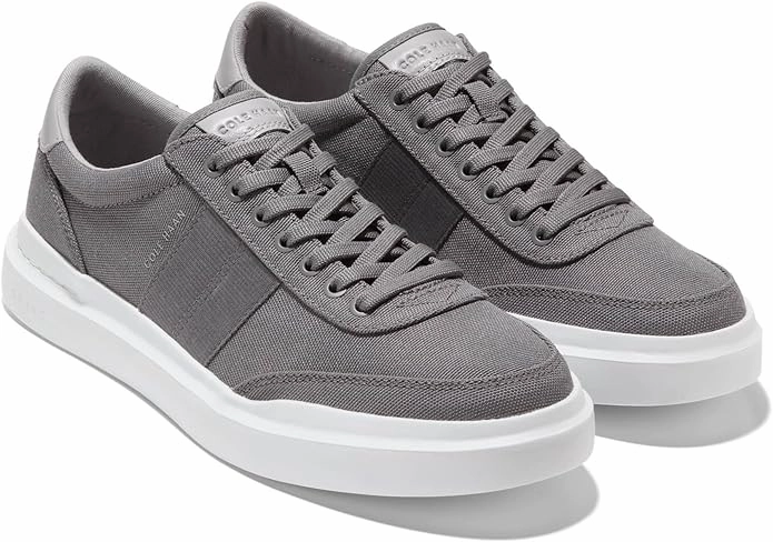 Shine Step All Time Cole Haan Men's Grandpro Rally Canvas Sneaker - Quiet Shade/Sleet/Optic White