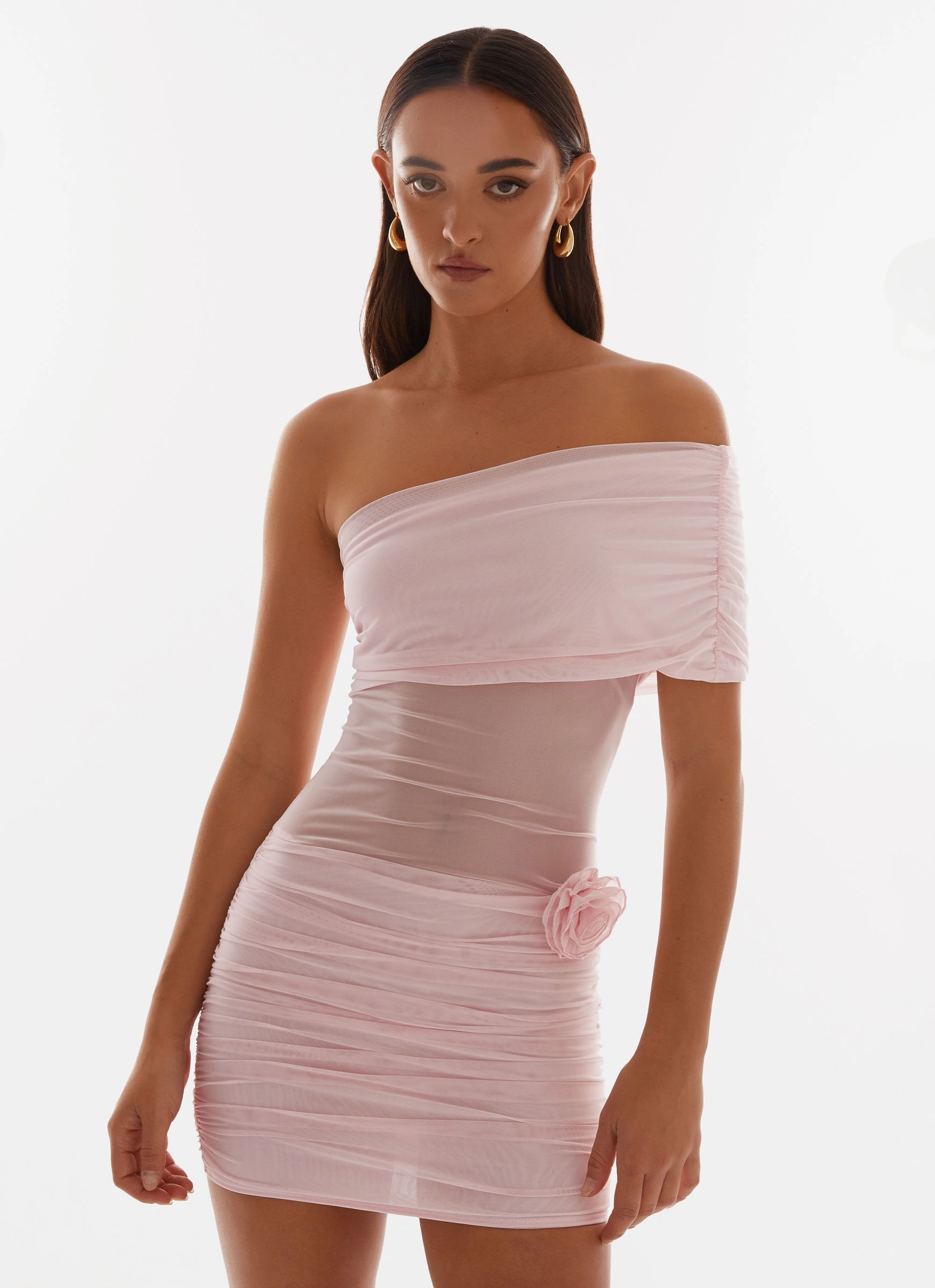 Teyana Mini Dress - Pink Mood Glow Sharp Motion
