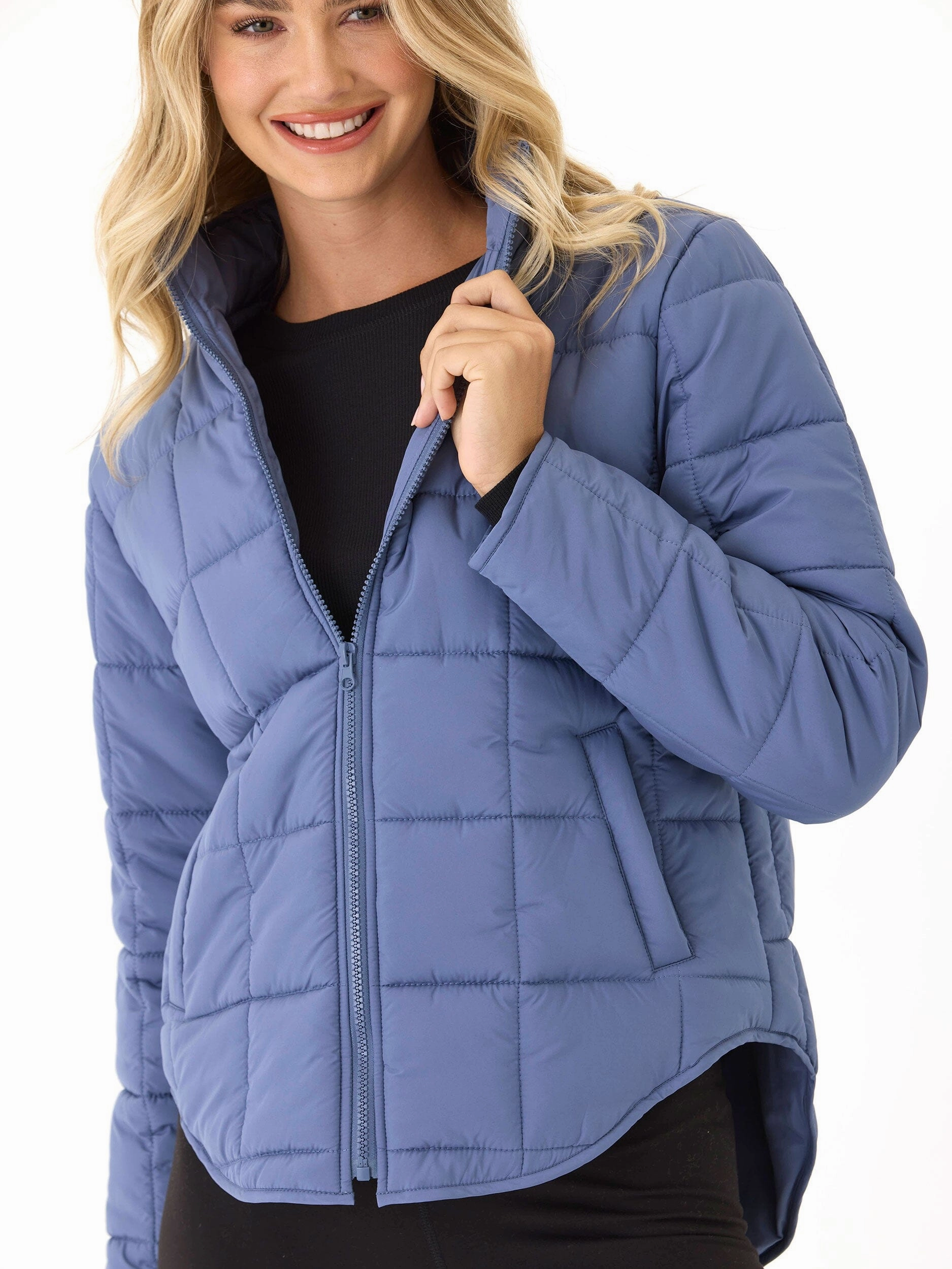 Breathable Mesh Panels Everyday Layer Style Athene Packable Puffer Jacket