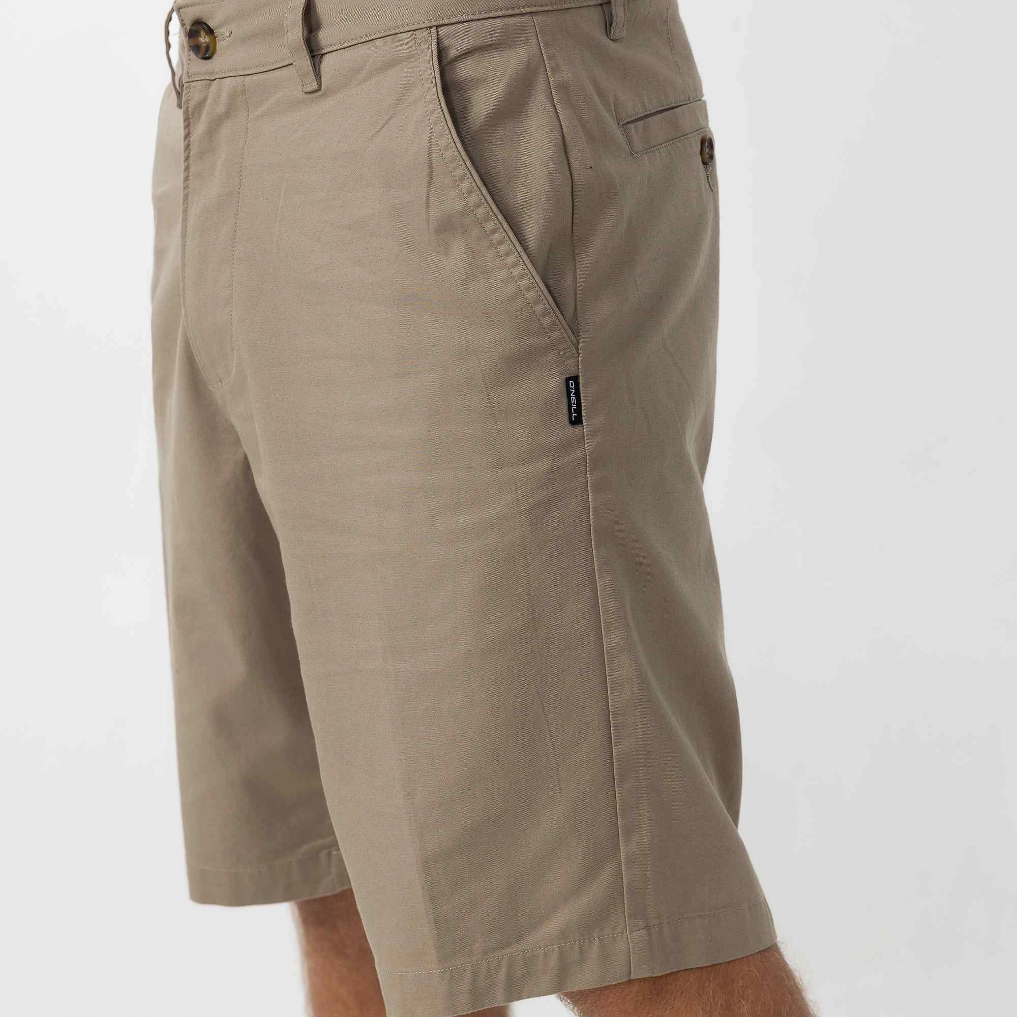 Ventilated Panels Warm Look Jay 20" Stretch Walk Short - Khaki