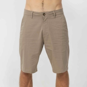 Jay 20" Stretch Walk Short - Khaki Eco Certified Dye