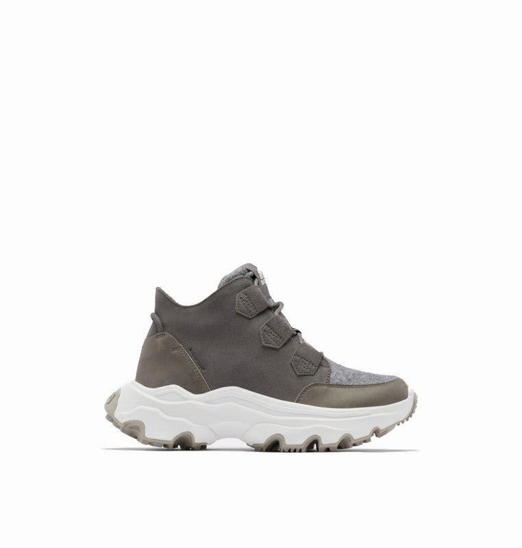 microfiber Sorel Women's Kinetic Breakthru Caribou Waterproof - Quarry/Sea Salt