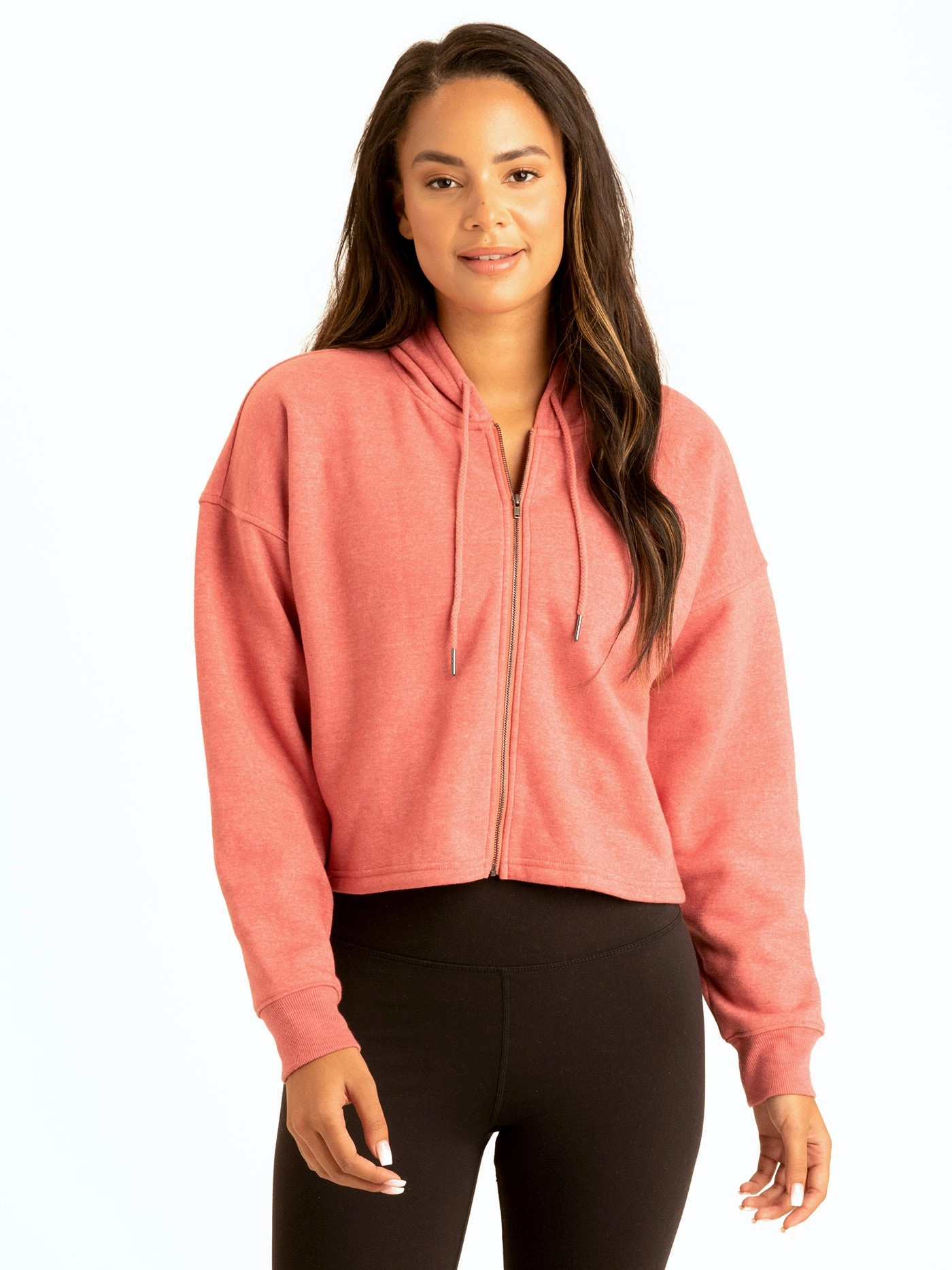 City Layer Style Outdoor Activity Venetia Crop Hoodie