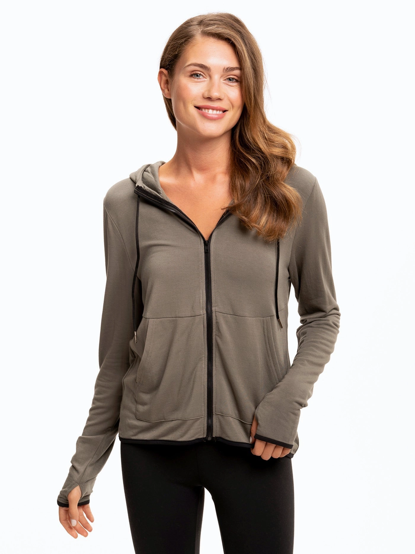 Sybil FeatherLoop Athleisure Jacket Tailored Cut Basic Fit