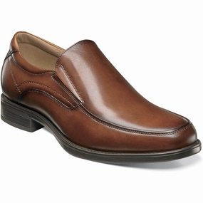 Premium Craftsmanship Florsheim Men's Midtown Moc Toe Slip On - Cognac