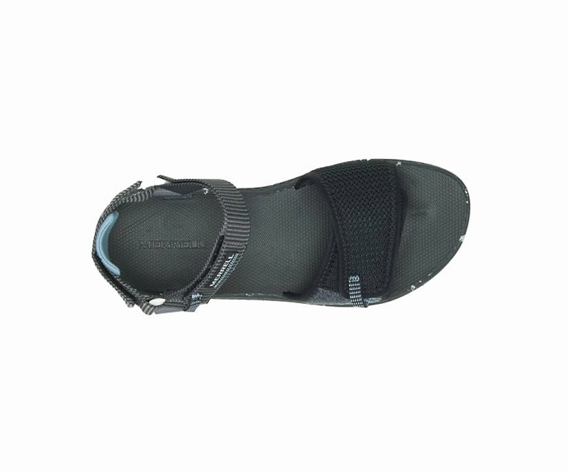 Slip Resistant Tread Design Merrell Women's Bravada Backstrap Sandal - Black