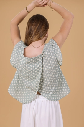 Top Vele Daisies CrossGrain Fabric Compact Stitching