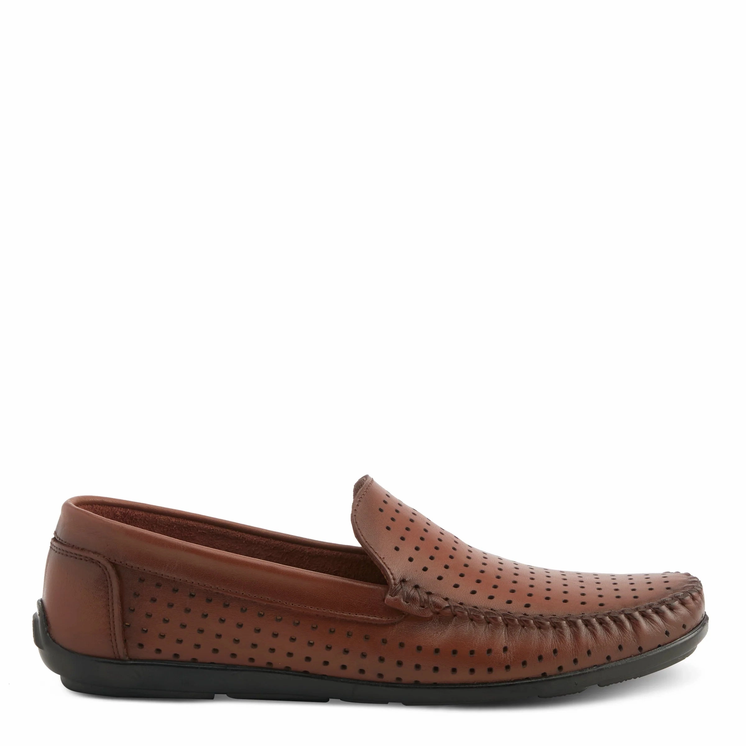 Spring Step Men's Crispin Slip On Leather Loafers - Camel Celebrate Walk Urban Feel