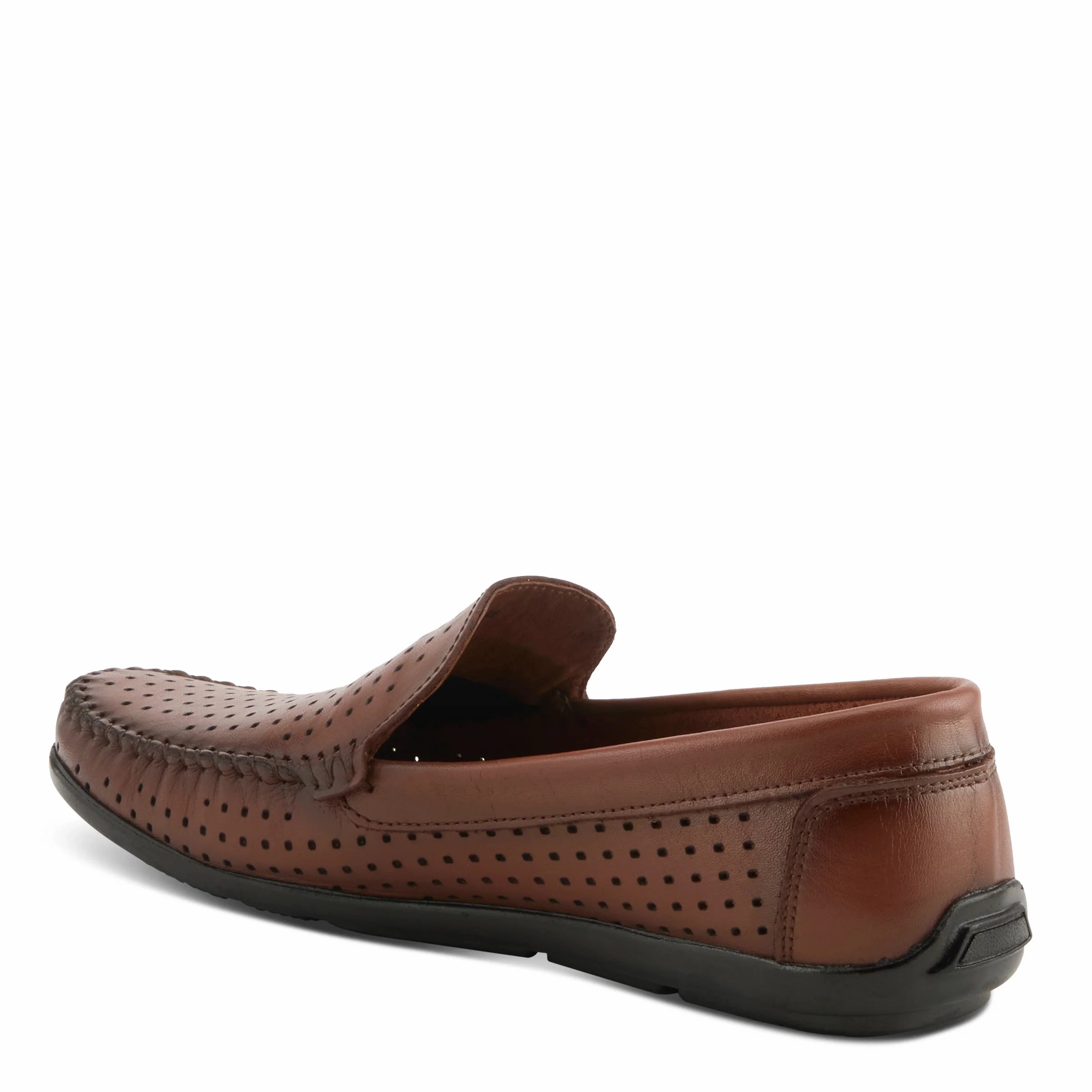 Spring Step Men's Crispin Slip On Leather Loafers - Camel March Step