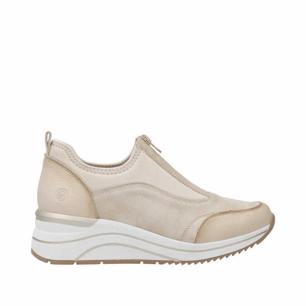 Remonte by Rieker Women's Eleni 08 100% Sneaker - Crema/Muschel/Perlcreme Fashionable Design