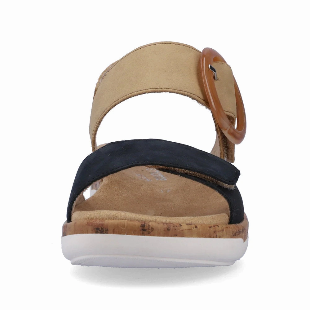 Breathable straps Seamless lining Remonte by Rieker Women's Jocelyn 53 - Pazifik/Sand