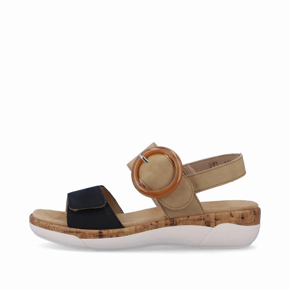 Remonte by Rieker Women's Jocelyn 53 - Pazifik/Sand Daily Relax Ergonomic Fit