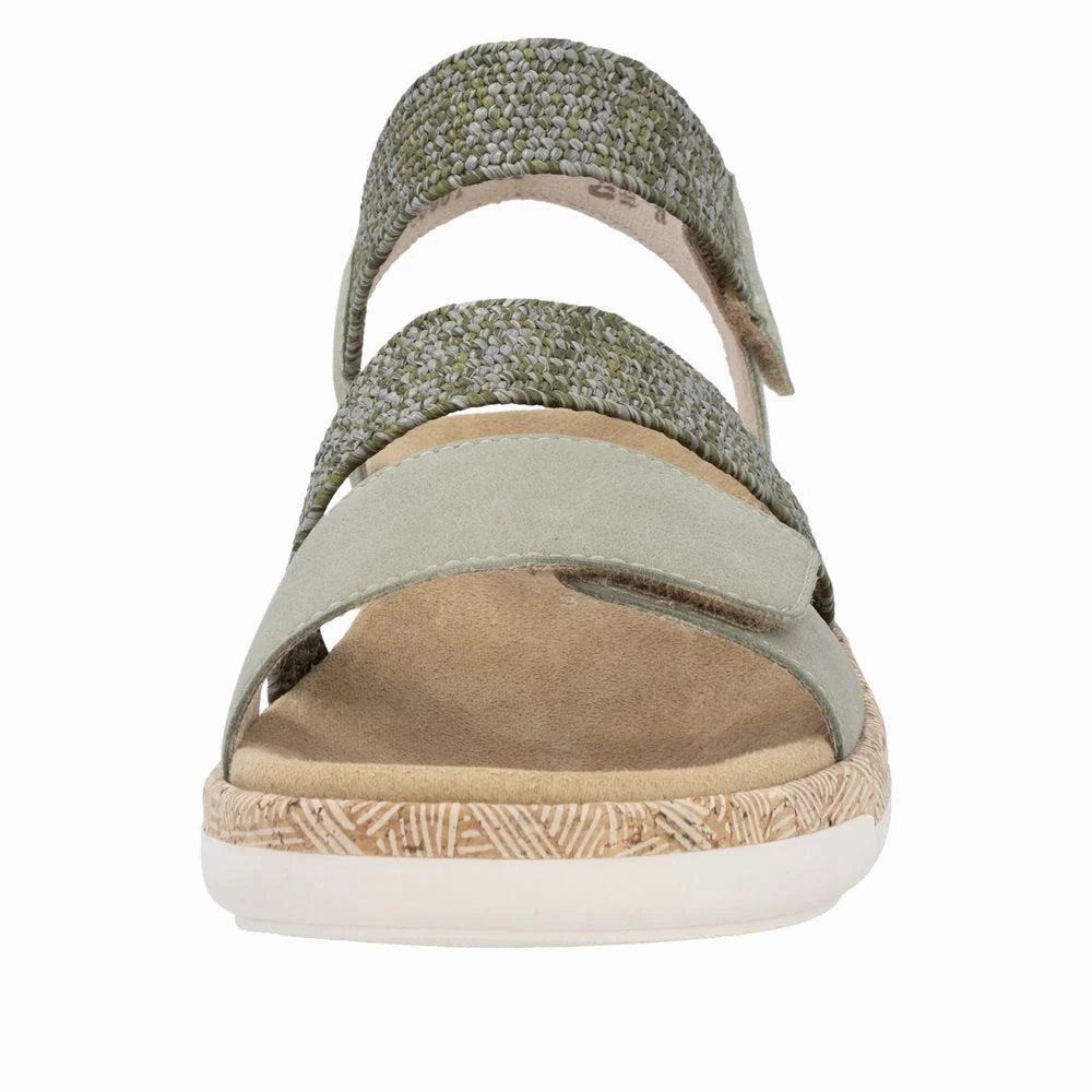 Marina Mood Remonte by Rieker Women's Jocelyn Sandals - Salbei/Olive