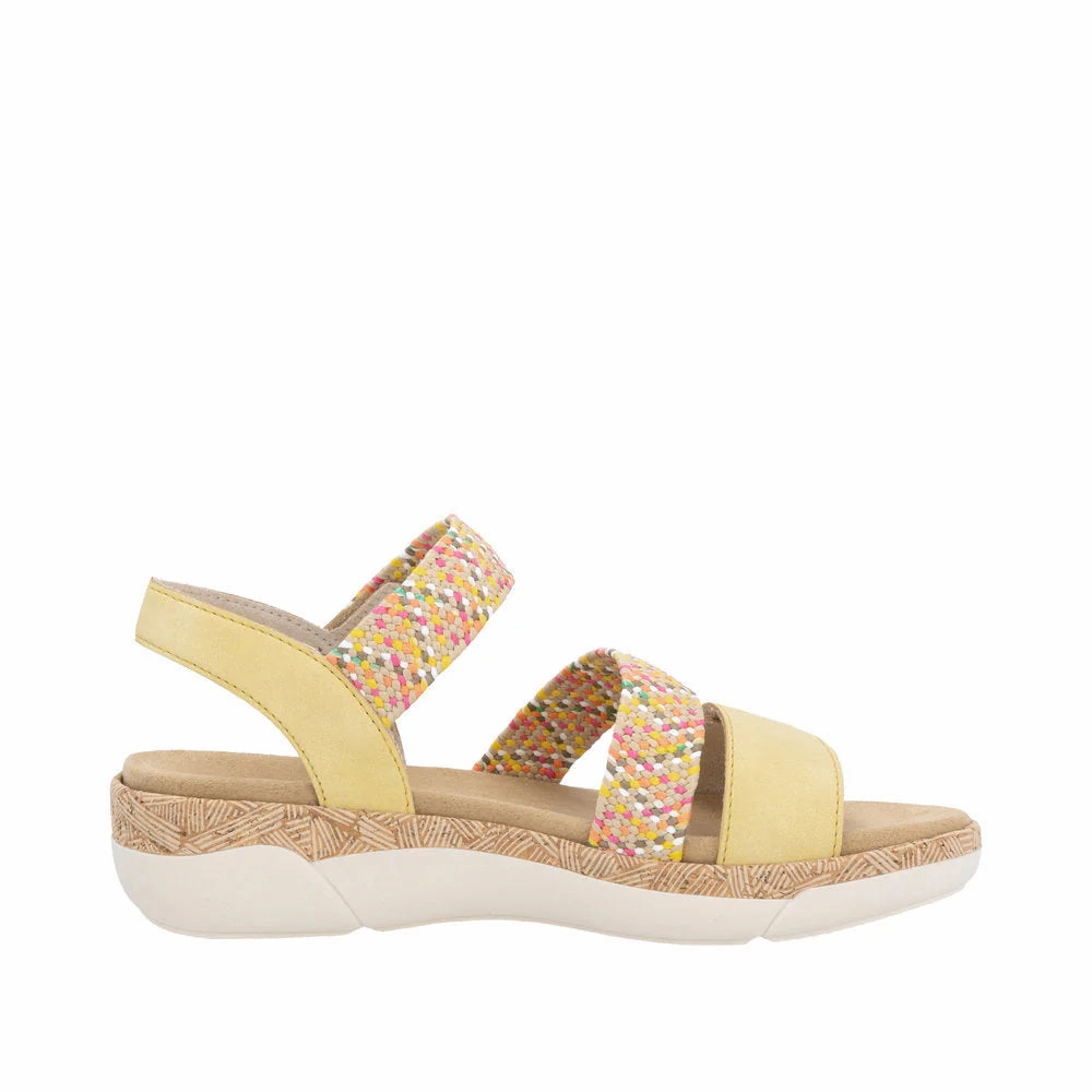 Functional Footwear Stylish Go Remonte by Rieker Women's Jocelyn Sandals - Sun/Multicolor