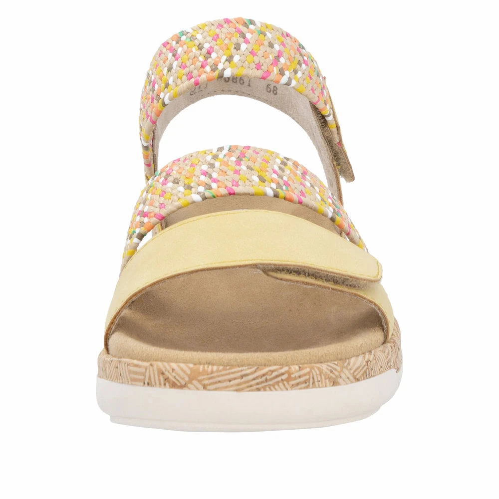 Water Play Heel Support Remonte by Rieker Women's Jocelyn Sandals - Sun/Multicolor
