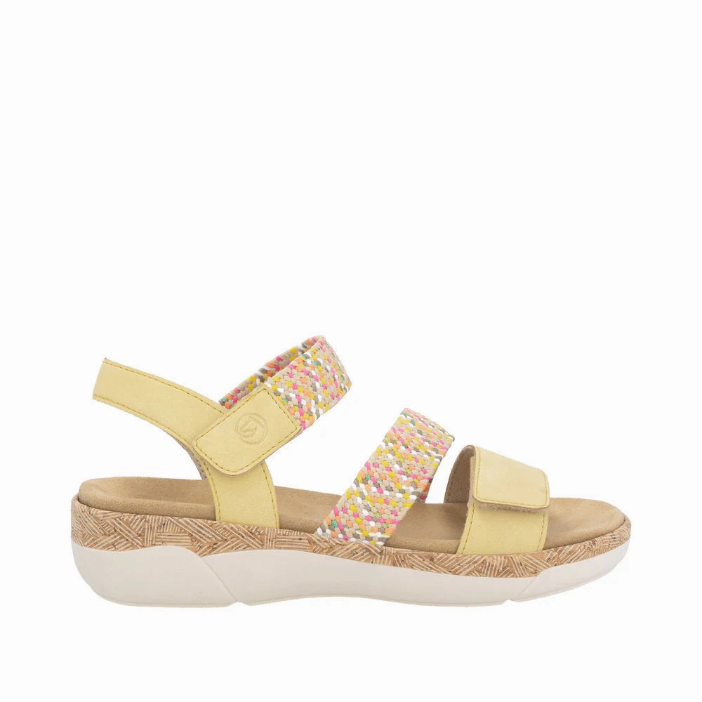 Chic Open-toe Shoes Remonte by Rieker Women's Jocelyn Sandals - Sun/Multicolor