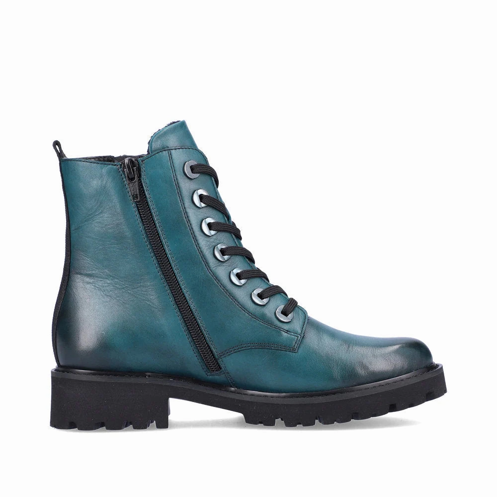 Breathable Design Cushioned heel Remonte by Rieker Women's Marusha 71 Boot - Petrol