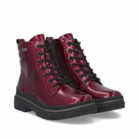 Comfort Gusset Deep Freeze Remonte Women's Lorraine Waterproof Boots Red