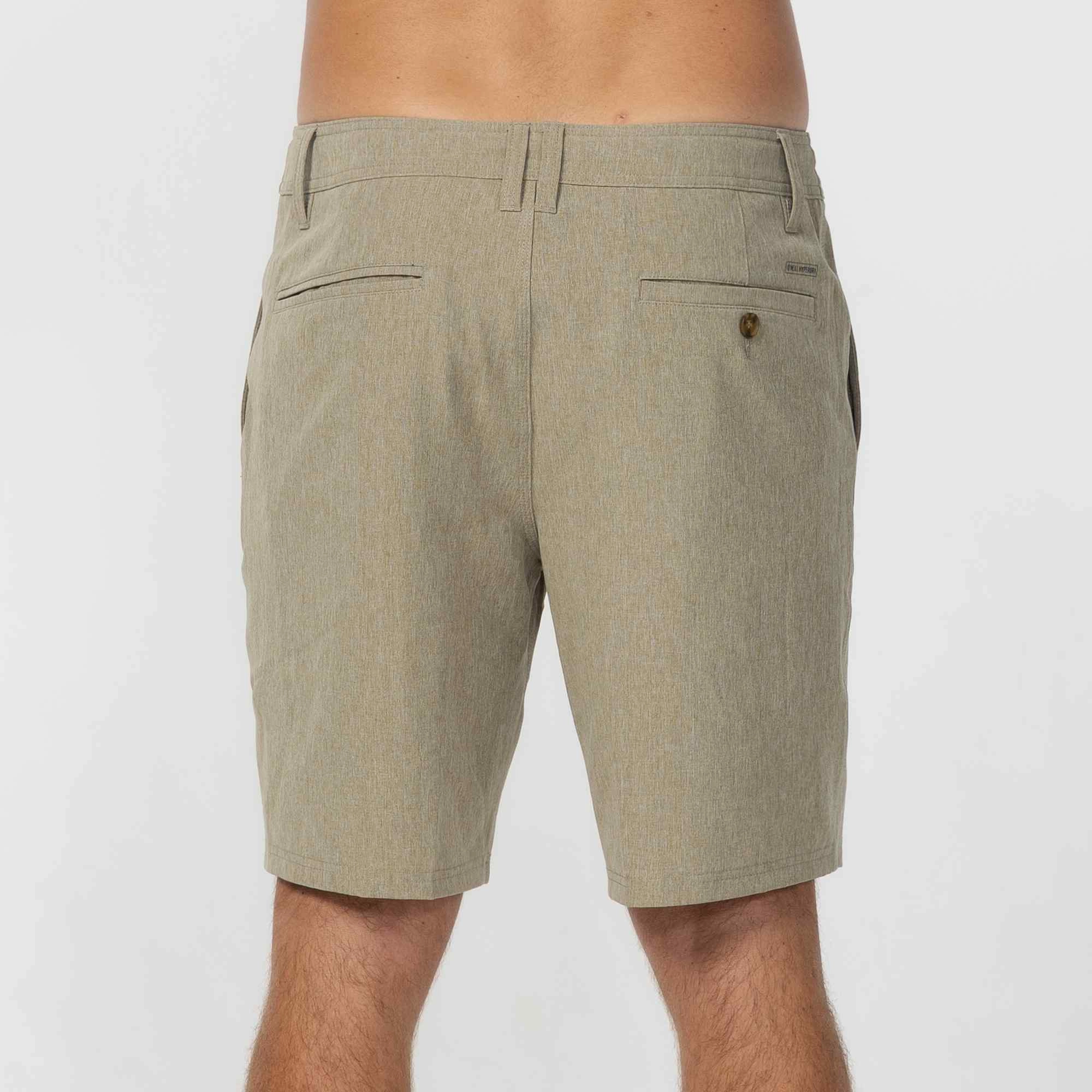 Tailored Fit Reserve Heather 21" Hybrid Short - Heather Khaki