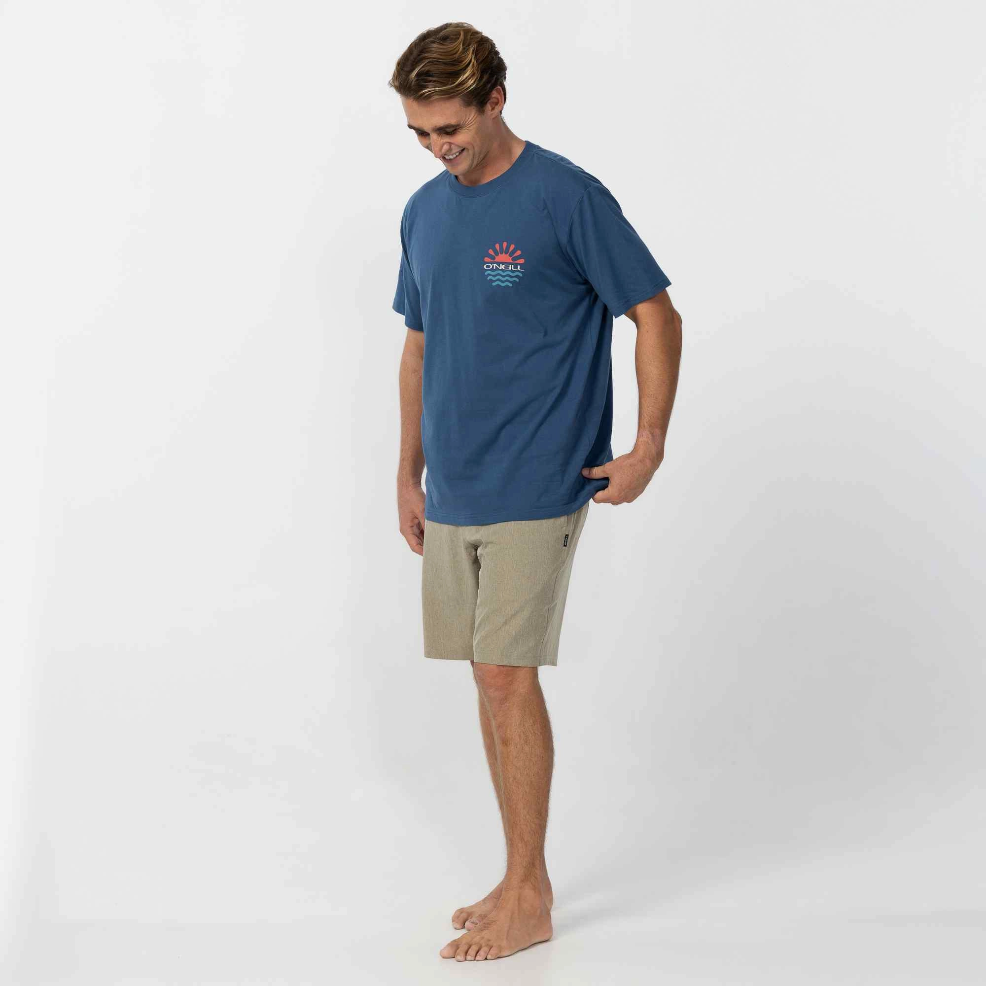 Skinny Fit Active Days Reserve Heather 21" Hybrid Short - Heather Khaki